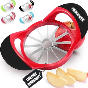 Cortador de manzana grande de 4.72 pulgadas con 12 cuchillas, cortador profesional de manzana, descorazonador de manzana de acero inoxidable, Cortador de manzana grande de 4.72 pulgadas con 12 cuchillas, cortador profesional de manzana, descorazonador de manzana de acero inoxidable,