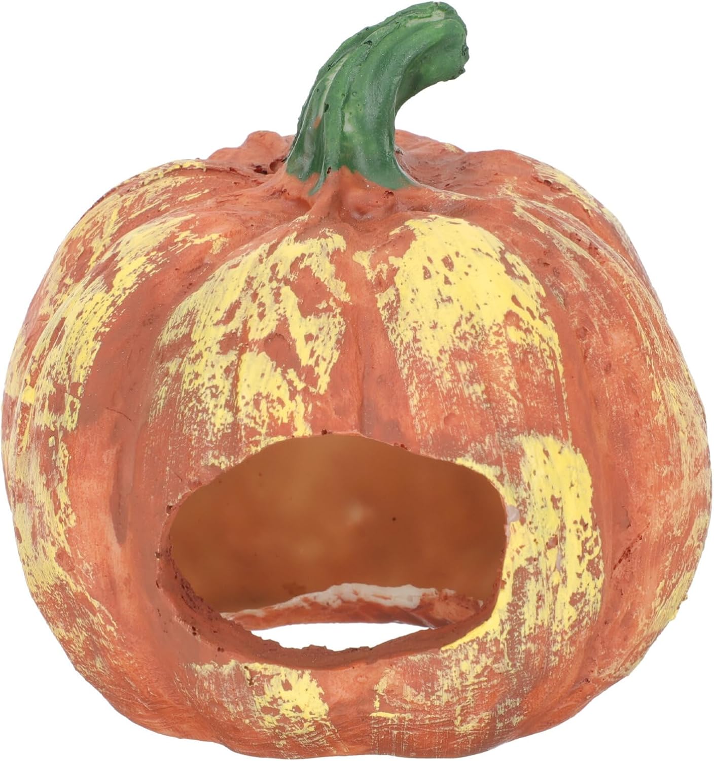 Decoración de acuario de calabaza de resina, decoración de acuario de Halloween, forma de calabaza, cueva, pecera, seguro, agujero oculto, cosecha,