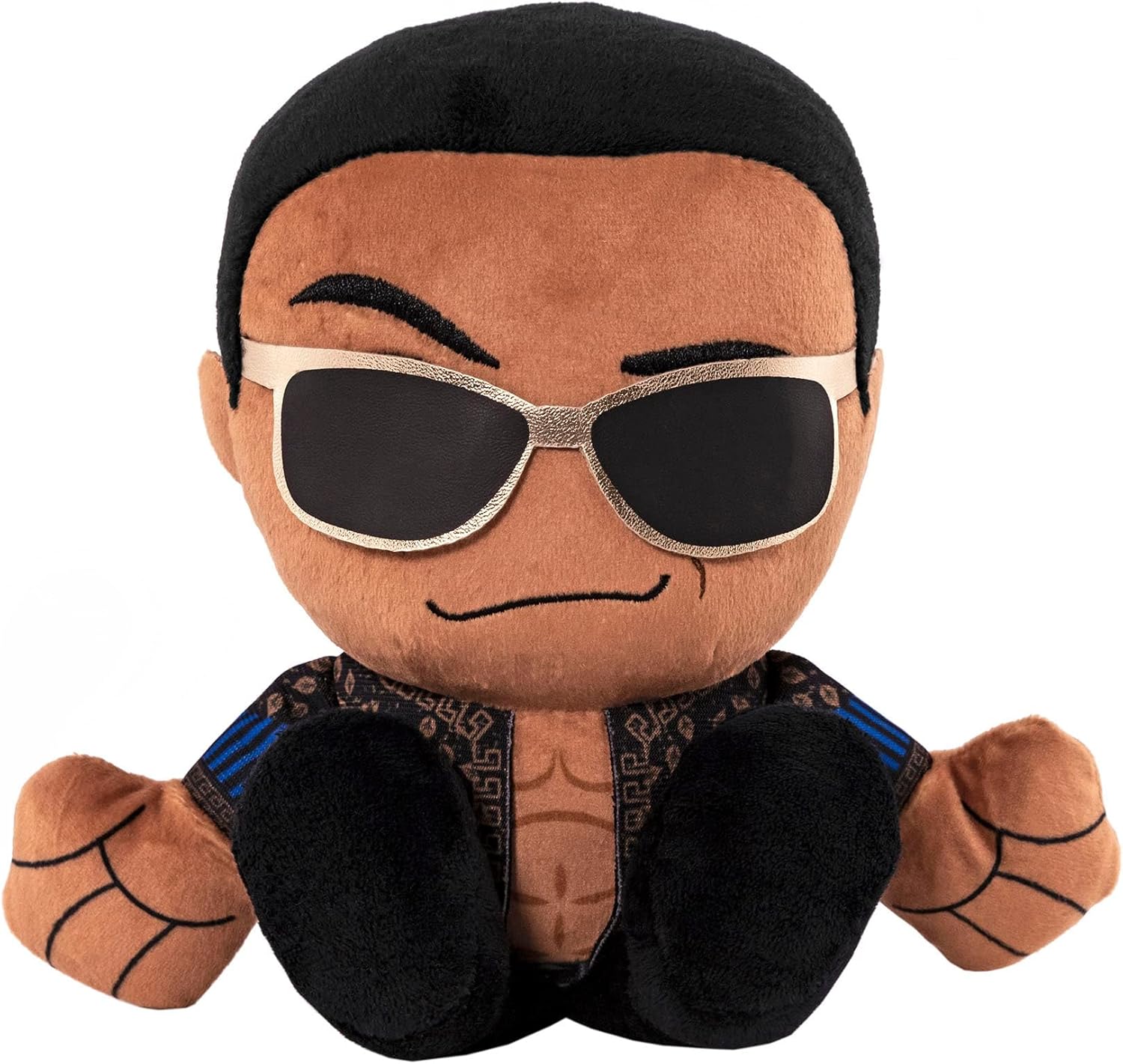 Bleacher Creatures WWE Old School Rock – Peluche Kuricha de 8 pulgadas, leyenda de la lucha libre inspirada en Chibi suave