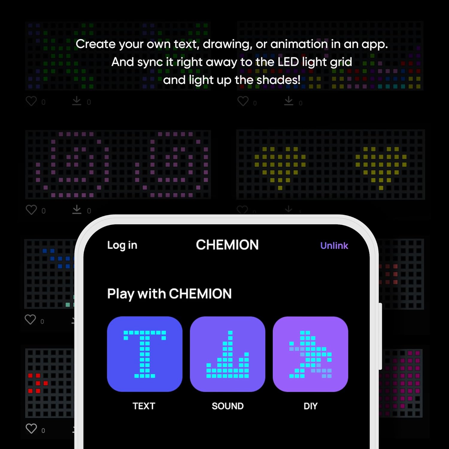 CHEMION Gafas LED para adultos, gafas LED Bluetooth personalizables, perfectas para Navidad, Halloween y fiestas de cumpleaños (color) (versión 2024)