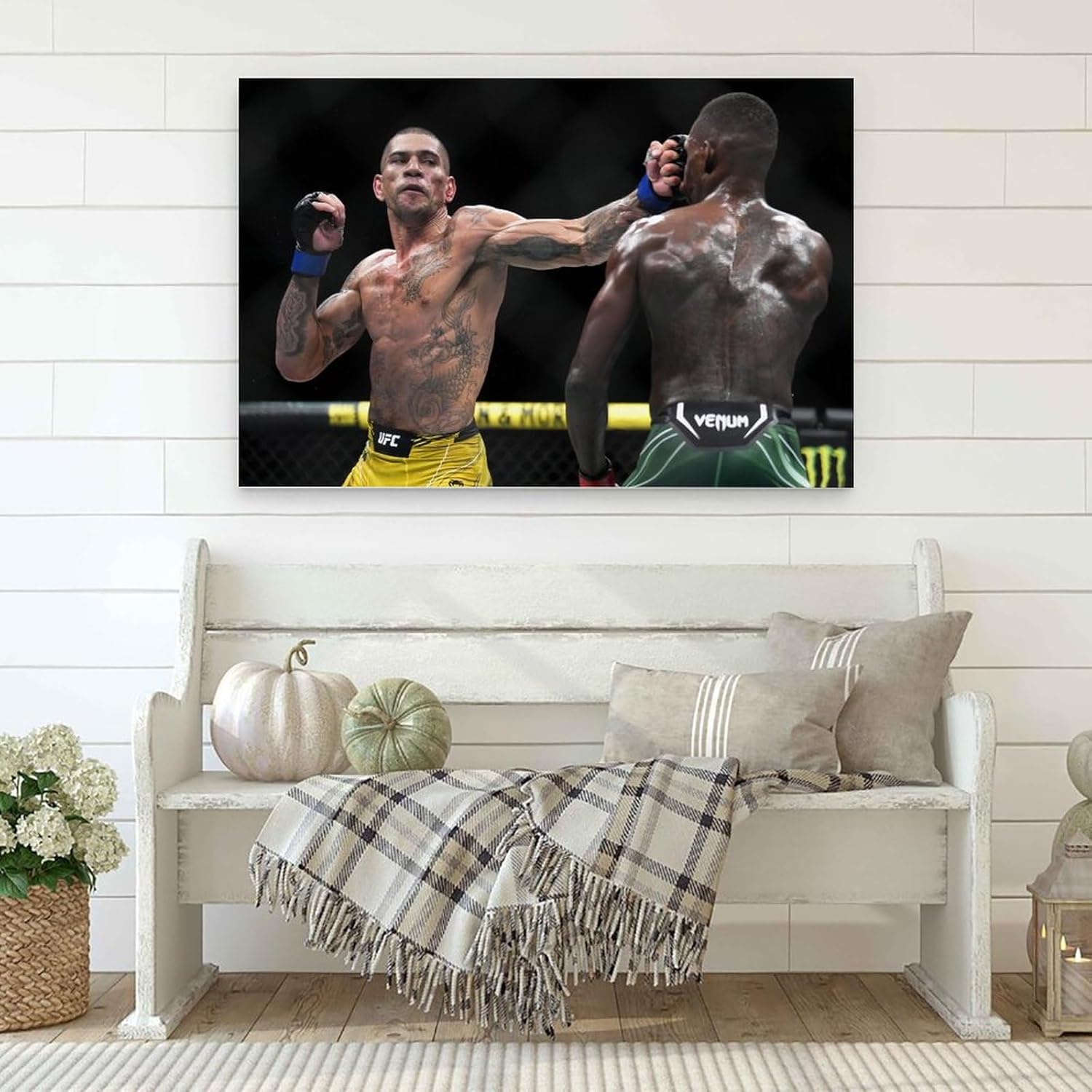 EsEntL Alex Pereira – Póster de estrella luchadora para decoración del hogar, arte de pared, impresión para dormitorio, pinturas decorativas para