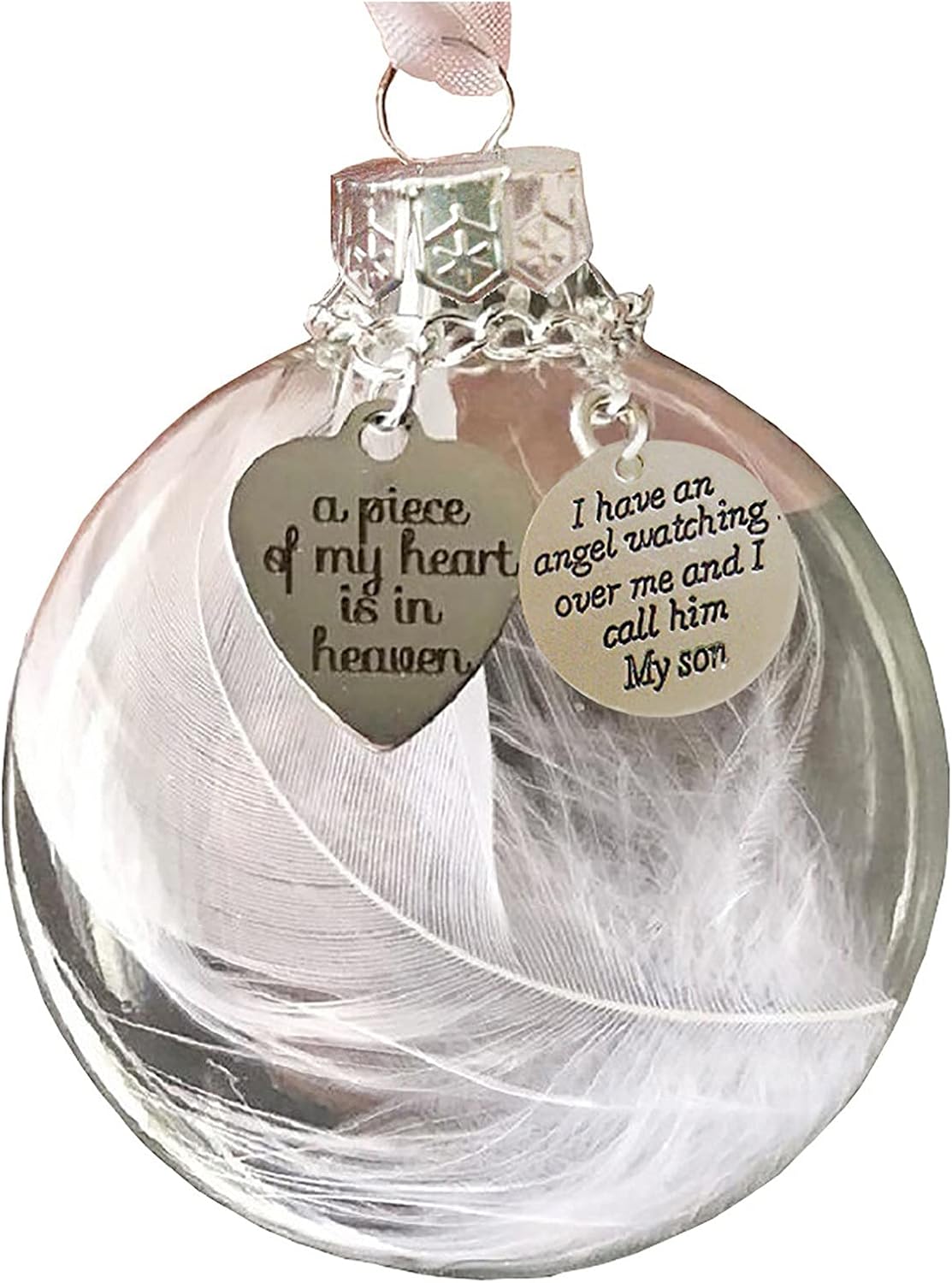 Bolas de Navidad para árbol de Navidad, bolas decorativas de plástico inastillables en Navidad, 1 unidad, corazón  Heave of Heart is Piece adornos