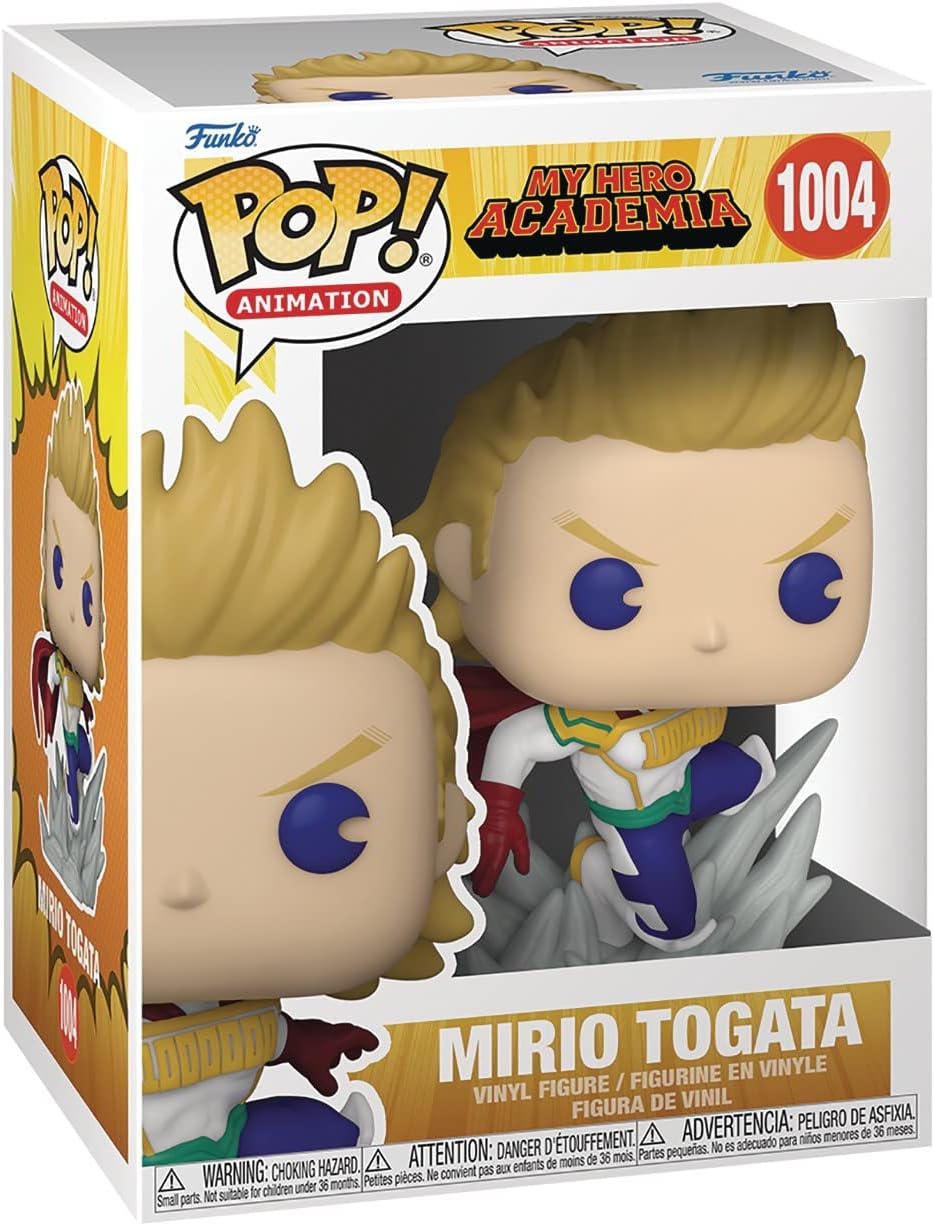 POP My Hero Acadamia – Figura de vinilo de Mirio Togata in Hero para Funko (paquete con funda protectora de caja compatible), multicolor, 3.75