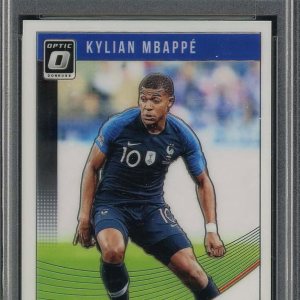 Kylian Mbappe 2018 Panini Donruss Optic Soccer Card #132 Graded PSA 9 Kylian Mbappe 2018 Panini Donruss Optic Soccer Card #132 Graded PSA 9