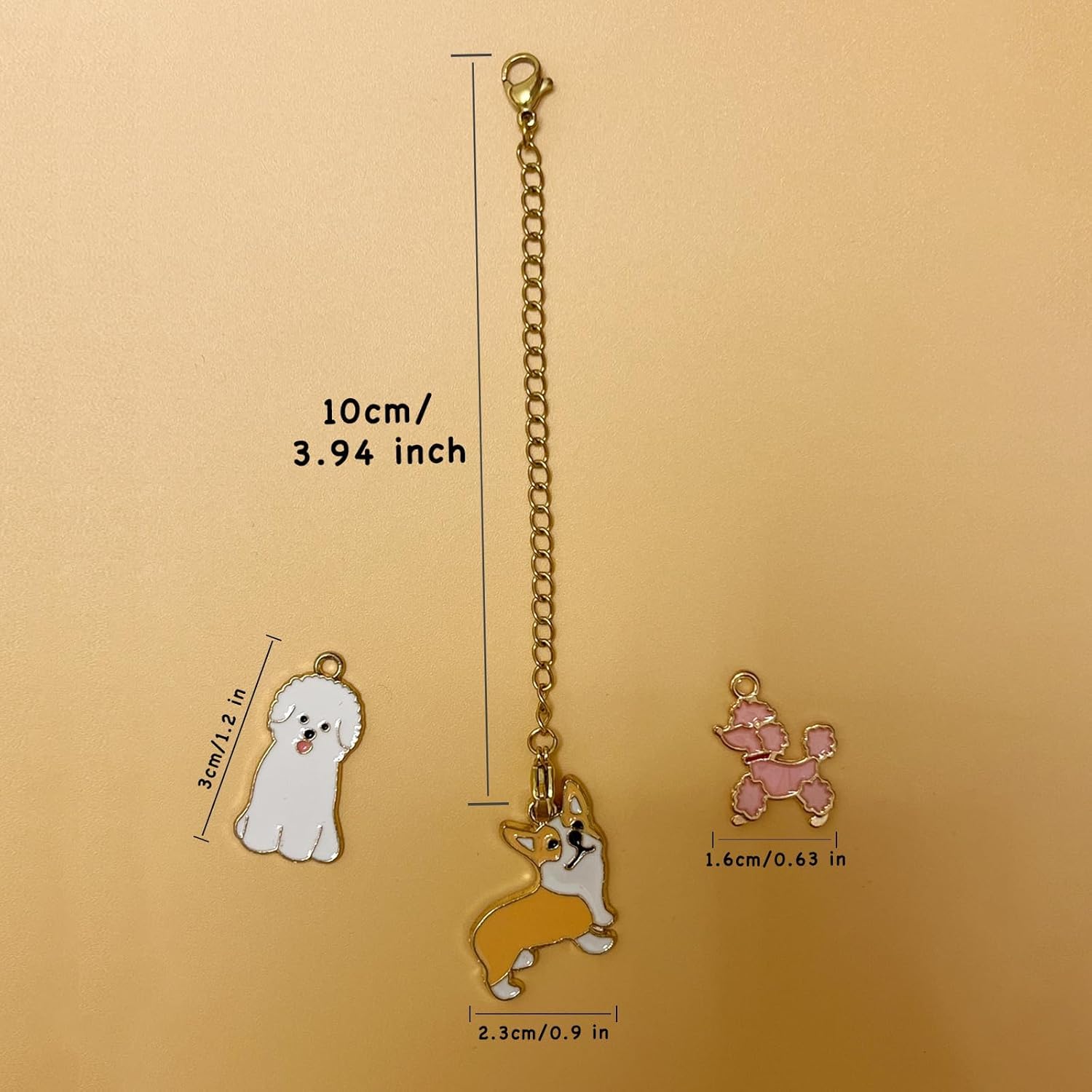 Abalorio para accesorios de copa Stanley, lindo dije de perro para StanleySimple ModernYeti Cup con asa, Stanley Cup Charms para accesorios Stanley.