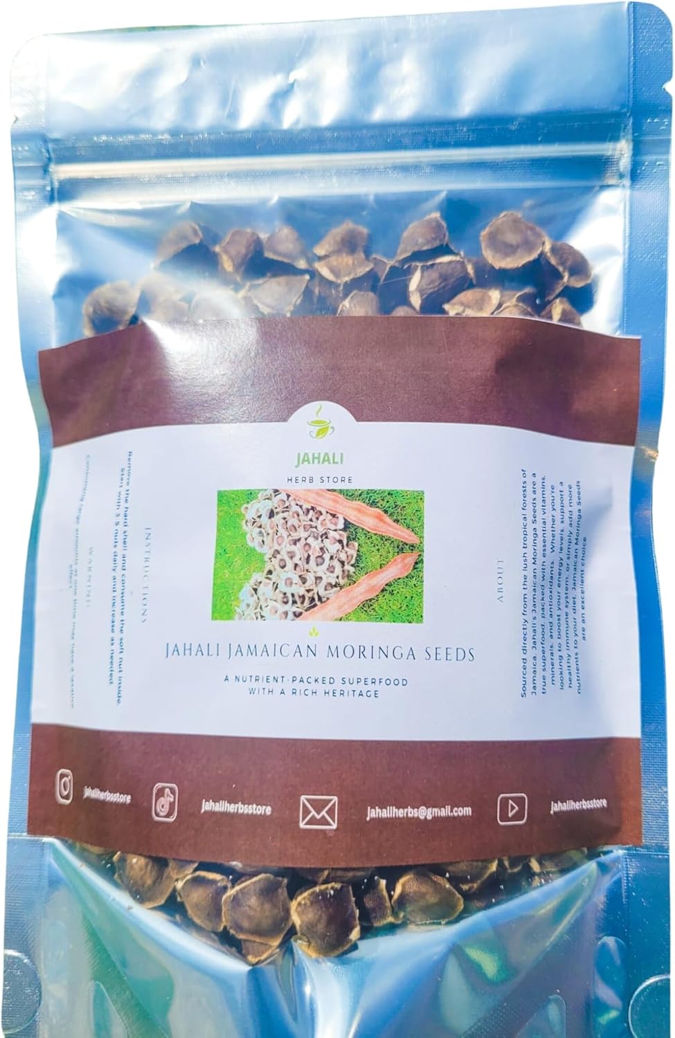 Semillas de Moringa Jamaicana Jahali