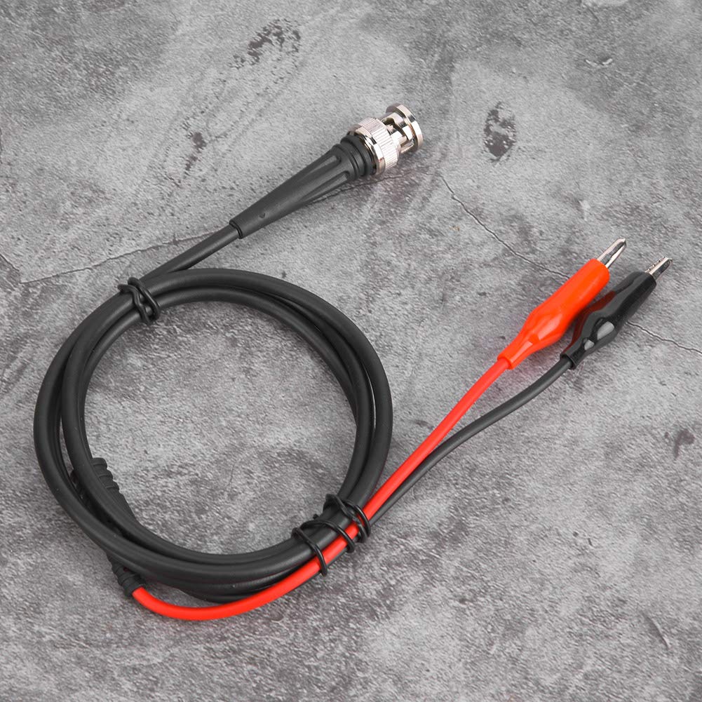 Cable coaxial BNC, cable coaxial de clip BNC, accesorios de línea de prueba del generador de funciones (35.4 in 50), cables de audio coaxiales
