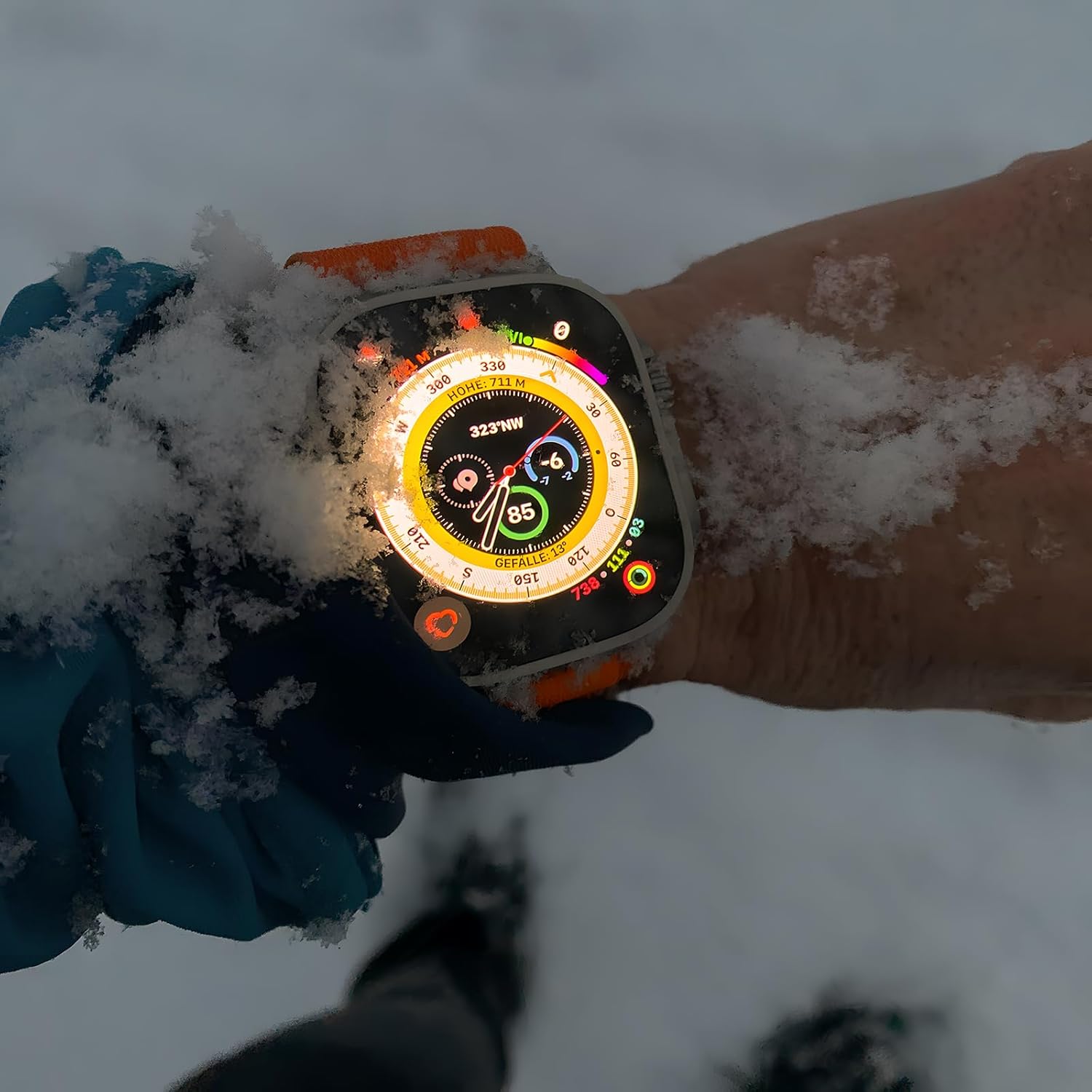 Convierte el iWatch en Ultra Protección completa 3 en 1 compatible con Apple Watch Series 87654 SESE2 de 1.732 pulgadas, 1.772 pulgadas, resistente