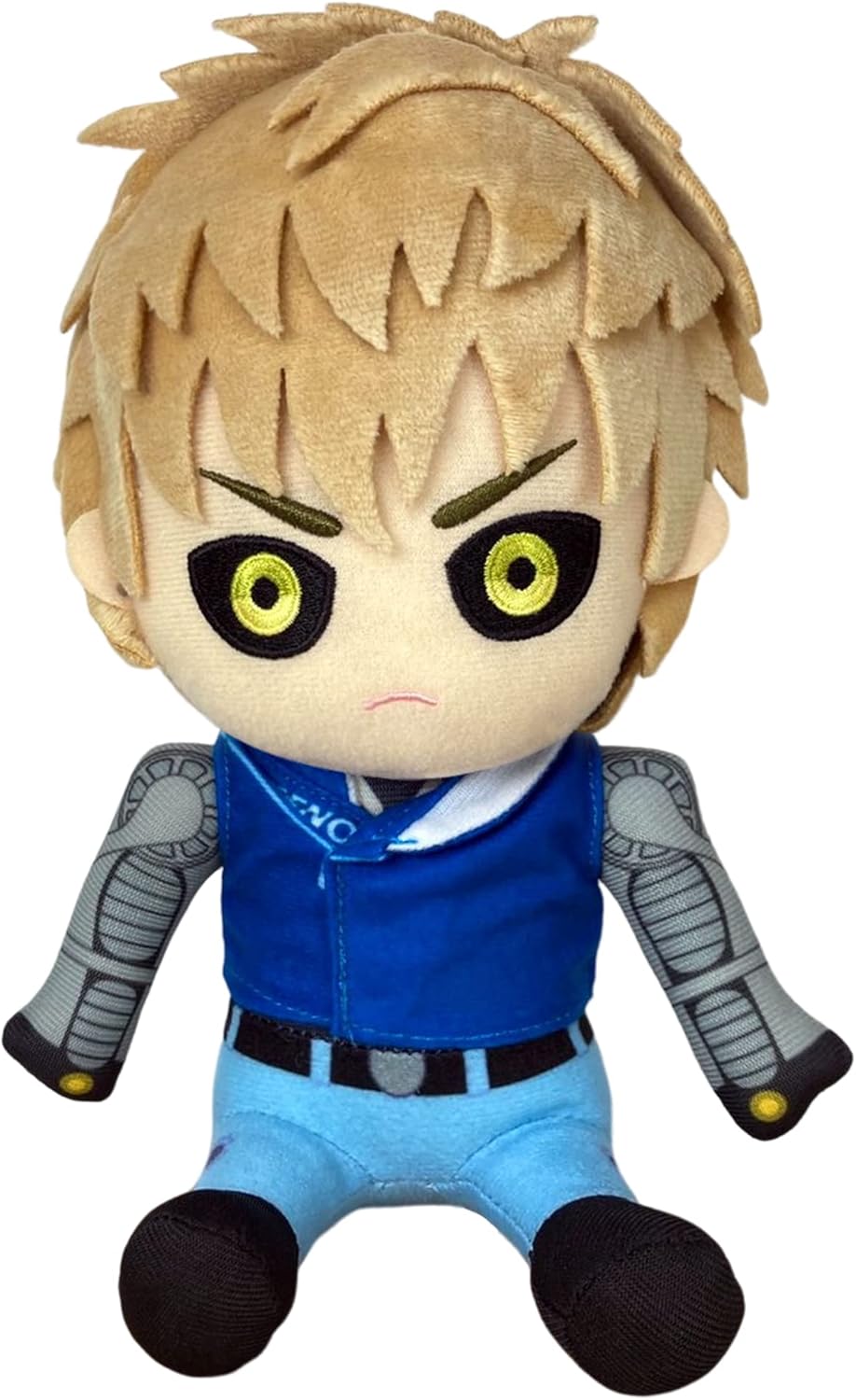 Great Eastern Entertainment One Punch Man S2 Genos Demon Cyborg – Peluche sentado de 7 pulgadas de alto