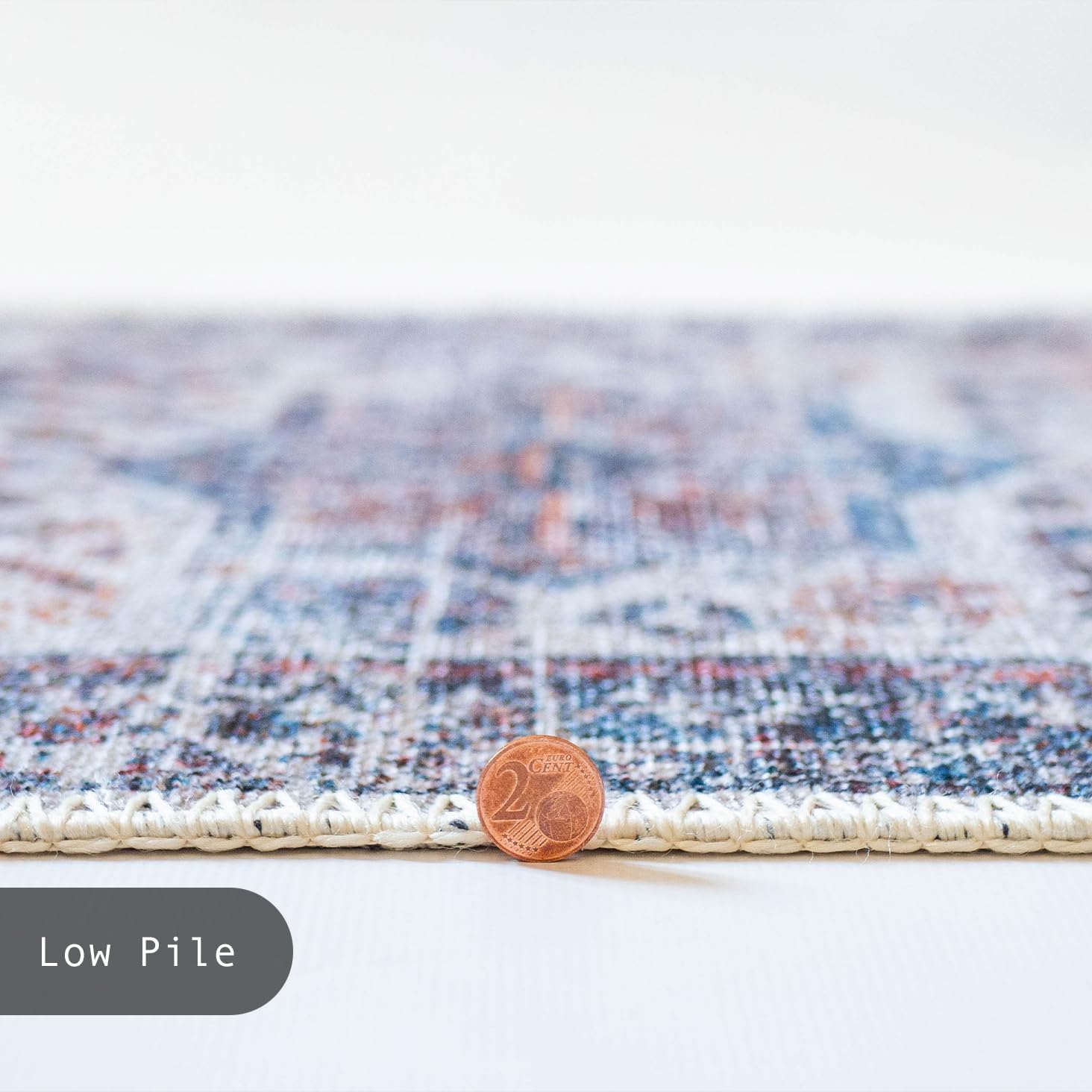 Bellini Rugs Alfombra lavable a máquina con parte trasera antideslizante, alfombra de sala de estar, alfombra de área de cocina, alfombras de área