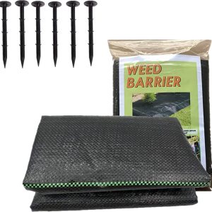 Tela de barrera contra malezas de 3 onzas, cubierta de suelo de alta calidad, tapete de jardinería comercial resistente, control de malezas Tela de barrera contra malezas de 3 onzas, cubierta de suelo de alta calidad, tapete de jardinería comercial resistente, control de malezas
