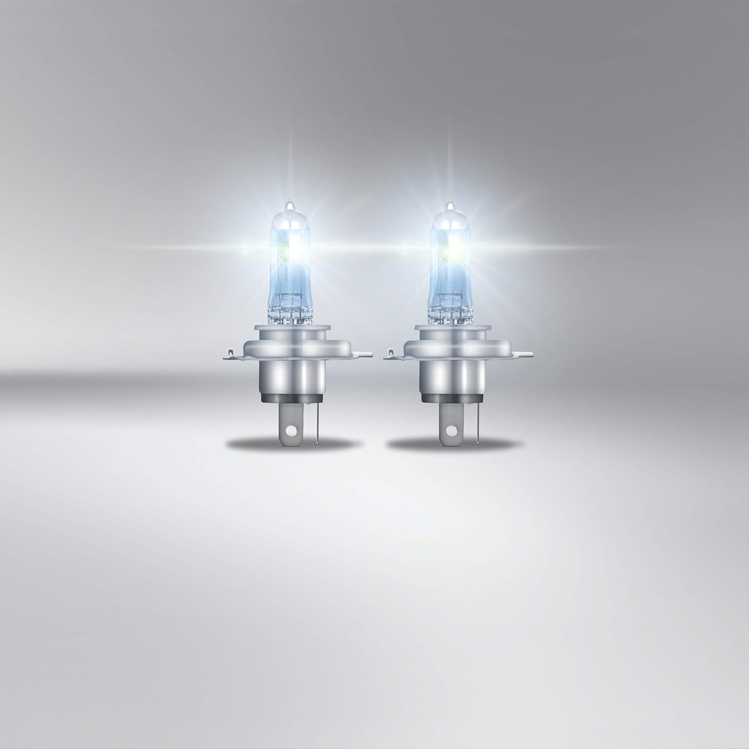 OSRAM NIGHT BREAKER 200, H4, 200% más brillo, lámpara halógena para faros, 64193NB200-HCB, 12V, Duo Box (2 lámparas), bianco