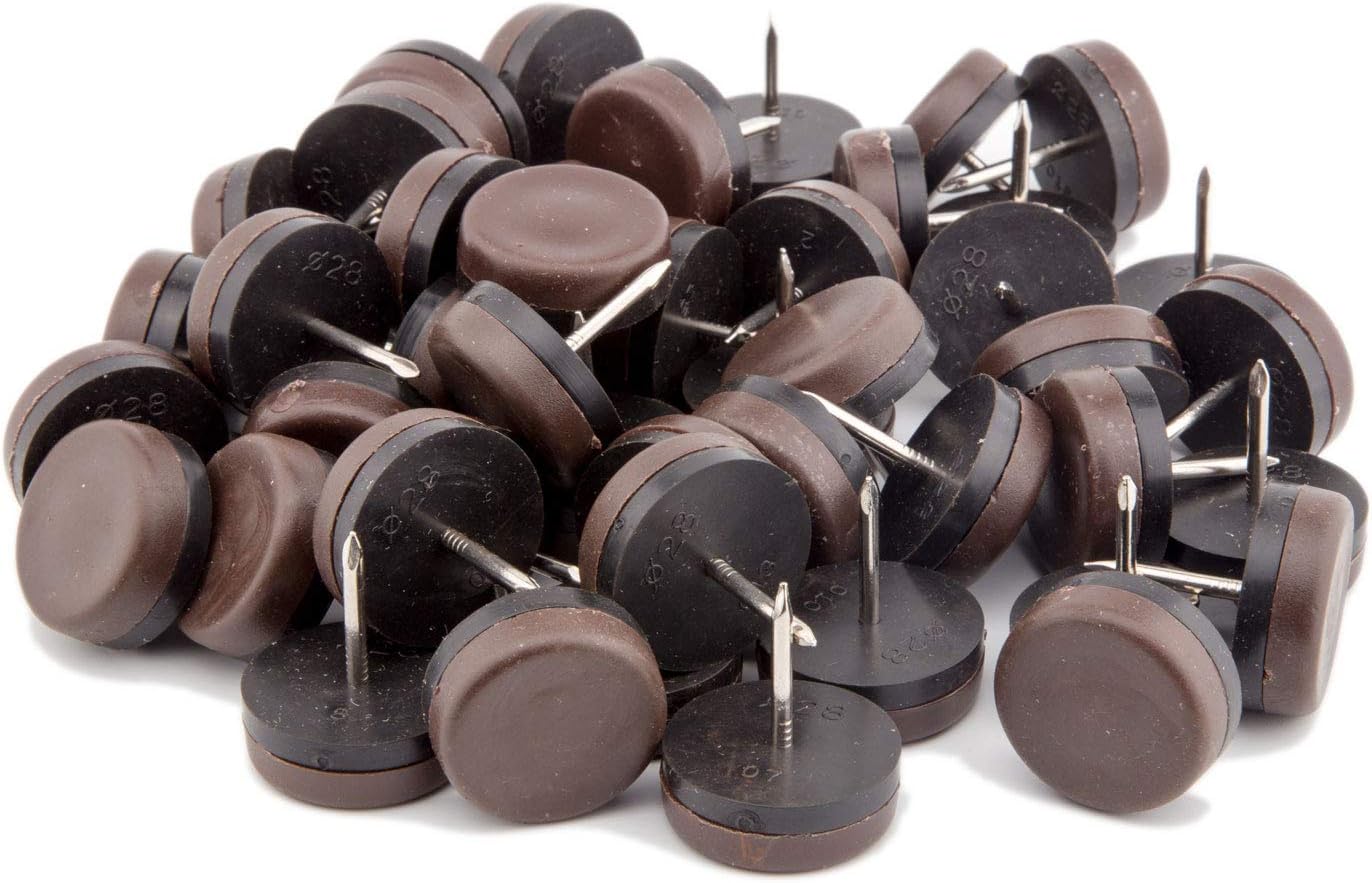50 almohadillas redondas para muebles, deslizadores deslizantes para alfombras, almohadillas antideslizantes para muebles, protectores de suelo de
