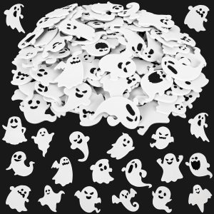 AnyDesign – 450 calcomanías de espuma de fantasma de Halloween, calcomanías autoadhesivas de fantasma, calcomanías blancas y negras para Halloween, AnyDesign – 450 calcomanías de espuma de fantasma de Halloween, calcomanías autoadhesivas de fantasma, calcomanías blancas y negras para Halloween,