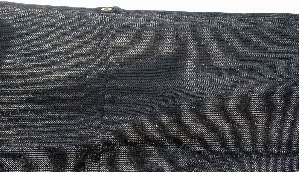 Mytee Products Lona de malla negra de 8 x 10 pies, 90 % sombra, cubiertas de invernadero, protección solar, red de tela para perreras para mascotas