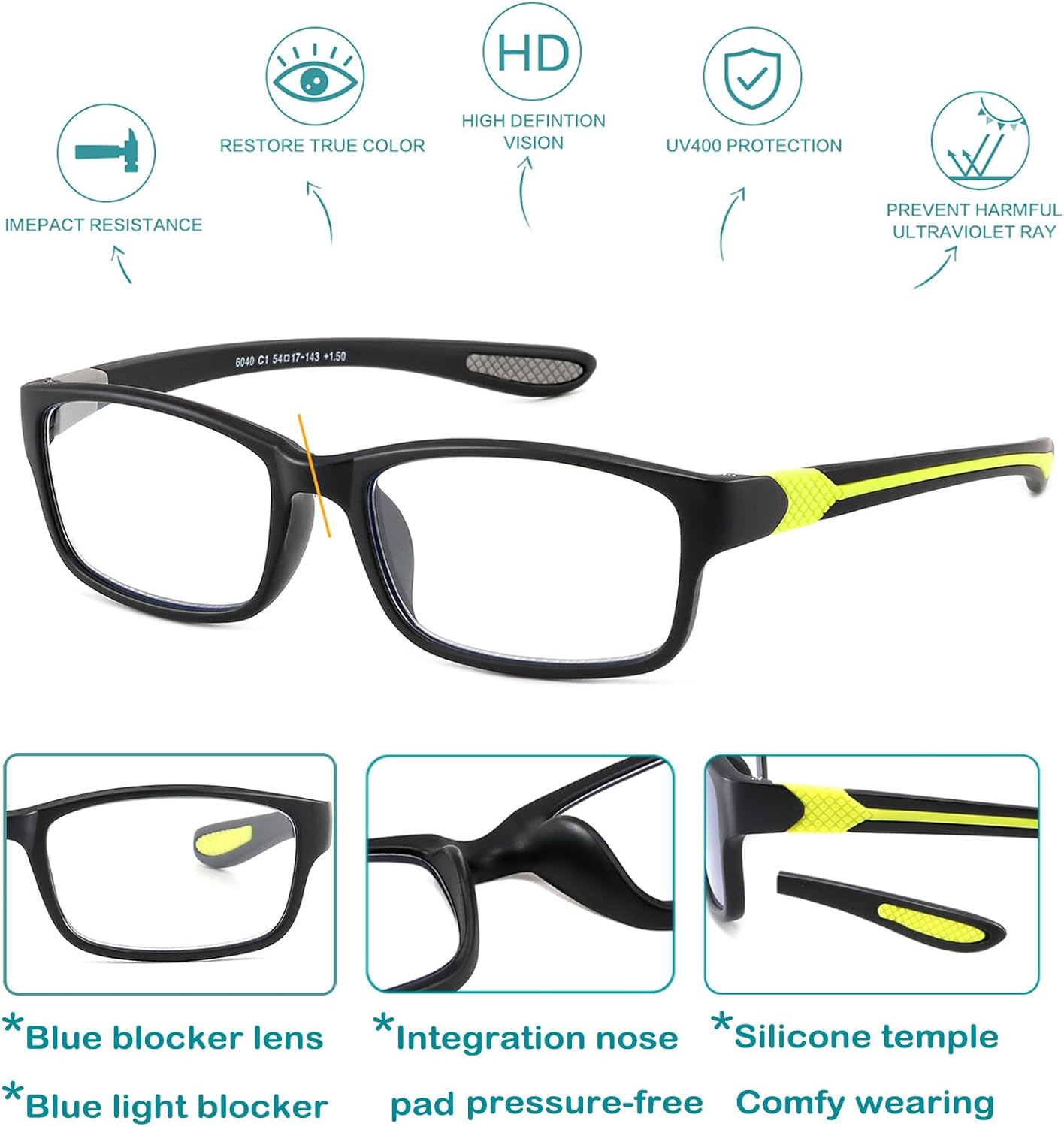JCUANGR Photochromic Reading Glasses for Men,Wide Transition Sun Sport Readers,Large Stylish Blue Light Computer Eyeglasses