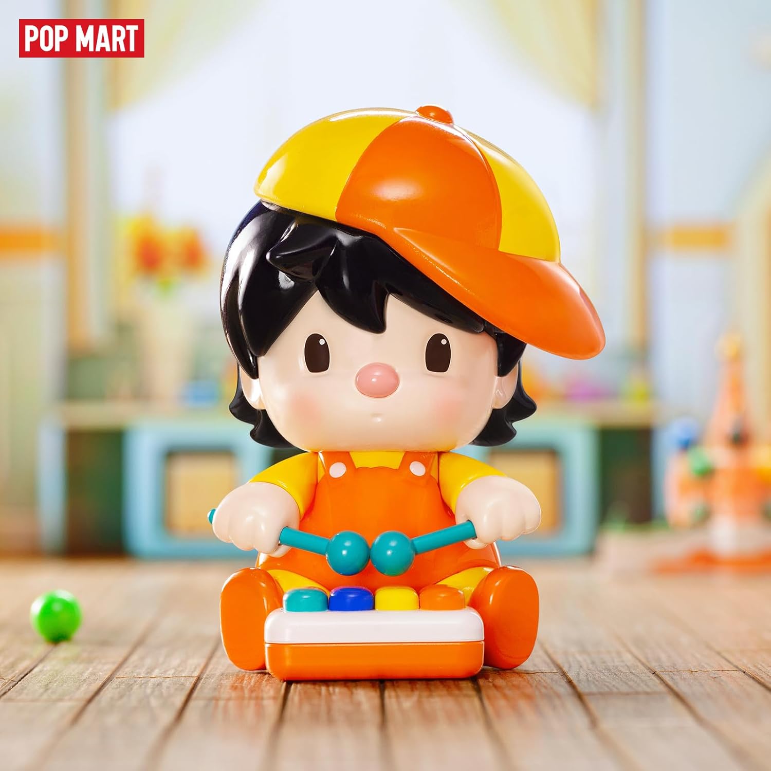 POP MART Figuras de caja ciega con ilustración de Sweet Bean Growth, caja de diseño aleatorio, juguetes para decoración moderna del hogar, juego de