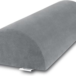 Forias Almohada de media luna para piernas, rodillas, alivio del dolor de espalda baja, cuello, almohada de espuma viscoelástica pura elevación para Forias Almohada de media luna para piernas, rodillas, alivio del dolor de espalda baja, cuello, almohada de espuma viscoelástica pura elevación para