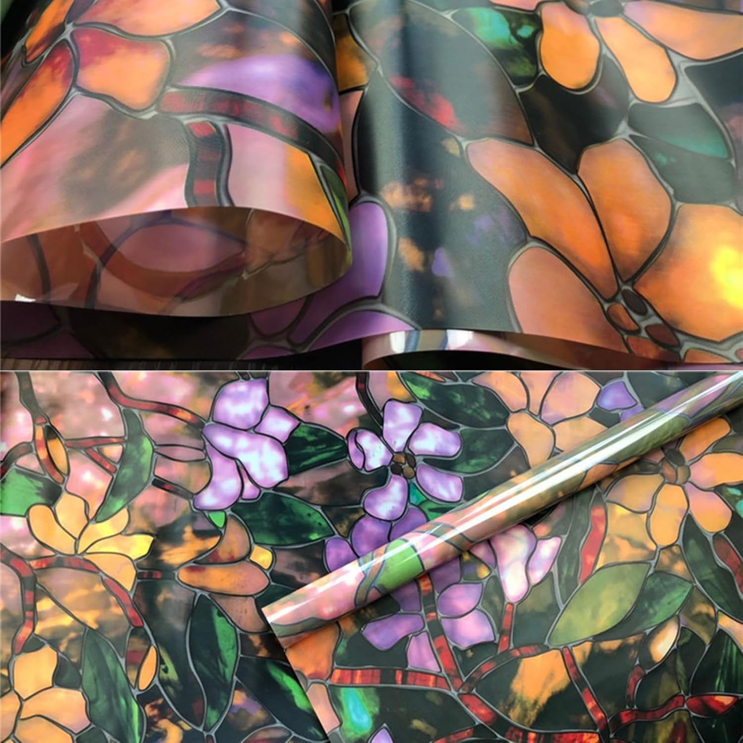 Película de privacidad para ventana, calcomanía decorativa extraíble de vidrio, vinilo 3D con bloqueo solar y UV, calcomanías para ventanas de