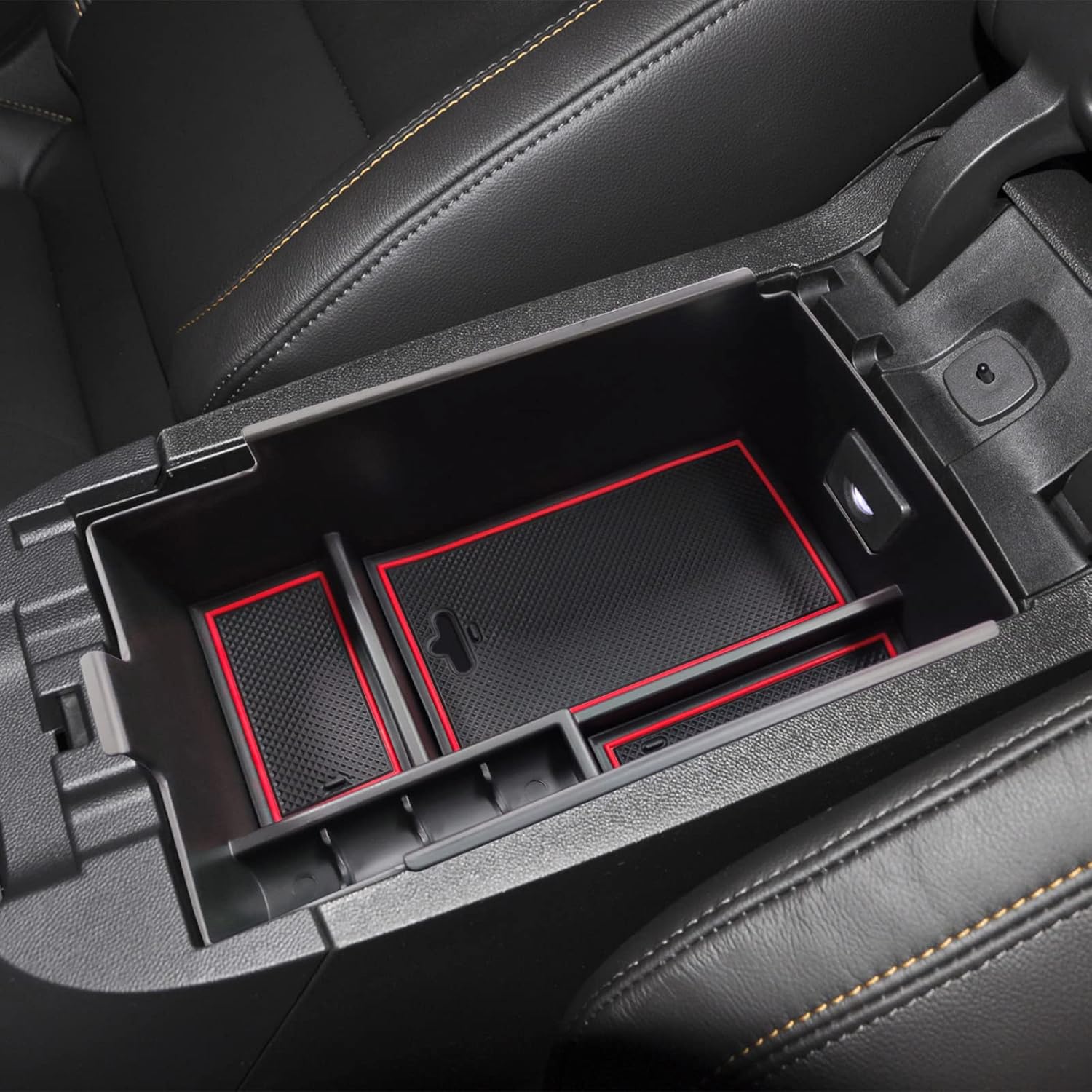 EDBETOS Organizador de consola central compatible con accesorios Chevy Equinox 2018 2019 2020 2021 2022 2023 2024 Bandeja de inserción interior