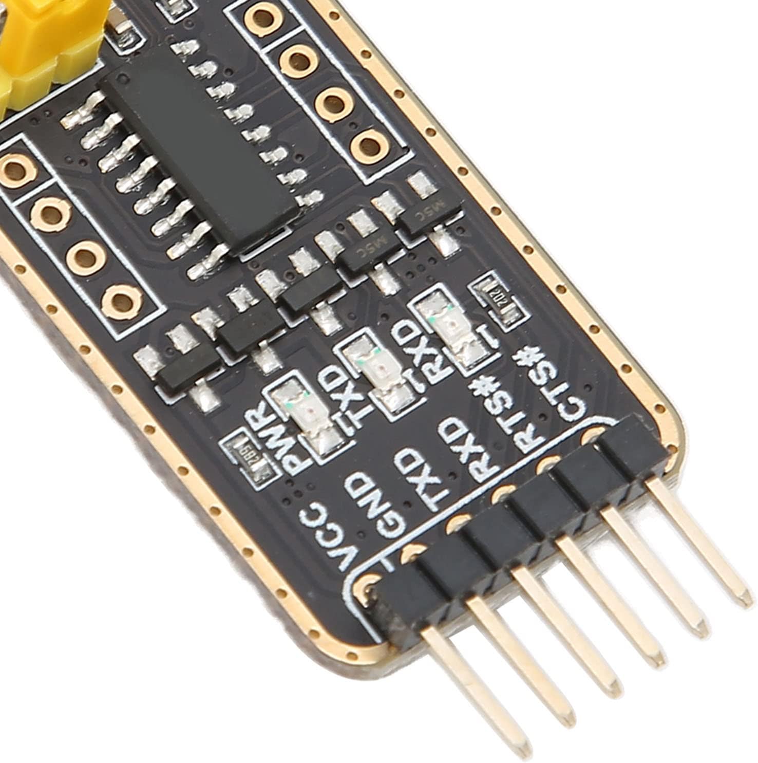 Zopsc Cable convertidor adaptador USB a UART TTL de interfaz tipo C para protección contra sobretensión de chip CH343G Módulo convertidor serie 6PN