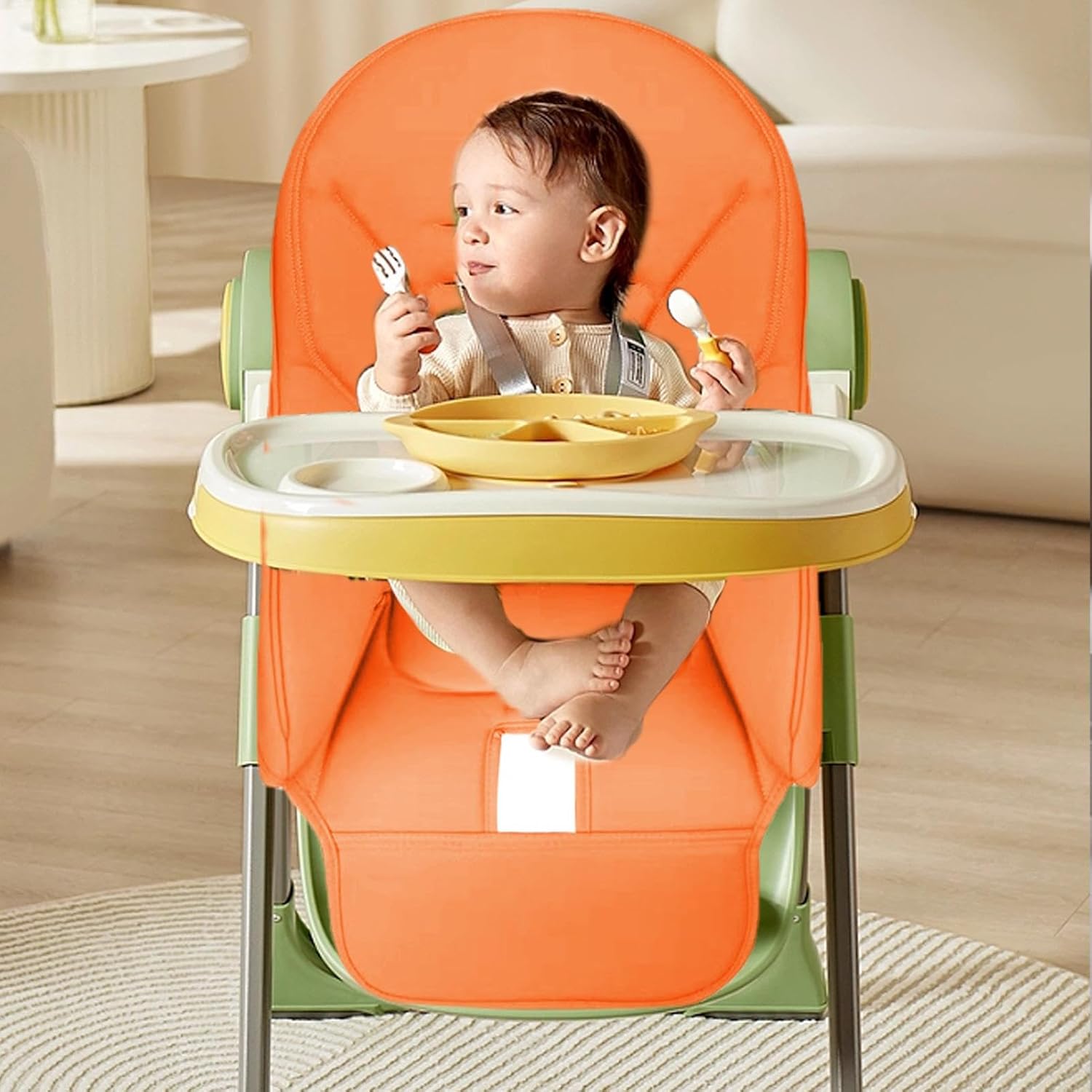 Fundas para silla alta para bebé, cojín de silla alta, funda de repuesto universal para silla alta Gracos, para silla alta Ingenuity