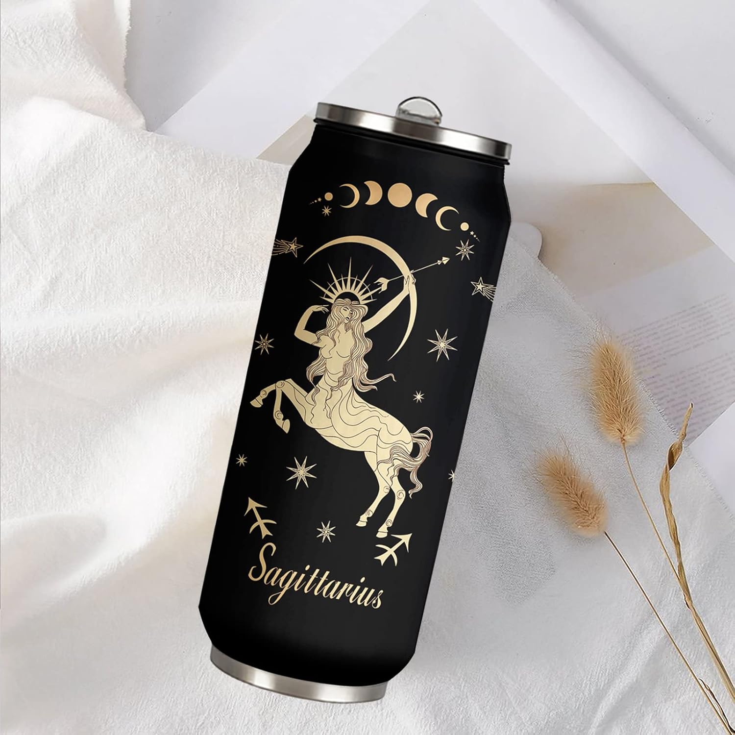 JAWCKGO Sagitario Constellation – Vaso de café aislado para hombre y mujer, taza de viaje, taza de sublimación, taza de automóvil, regalo