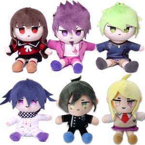 Juguete lindo de la felpa del personaje del juguete de la felpa de 6pcs Dann-gearompa, material de relleno del algodón de los PP Juguete lindo de la felpa del personaje del juguete de la felpa de 6pcs Dann-gearompa, material de relleno del algodón de los PP