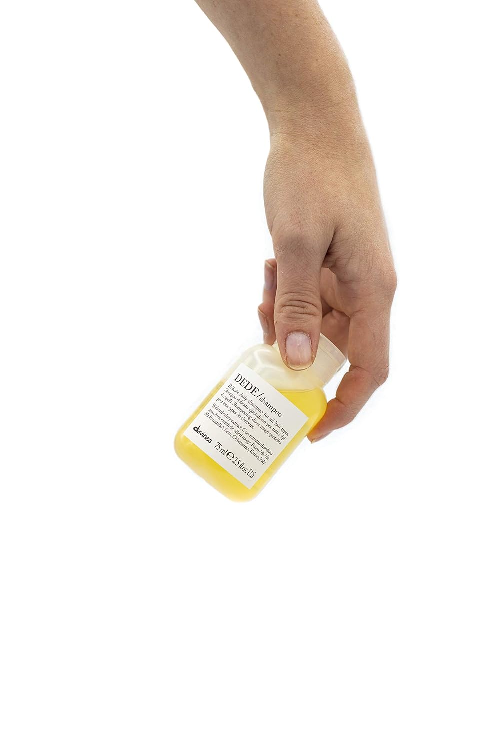 Davines Champú DEDE, limpieza diaria delicada para todo tipo de cabello, equilibra y añade brillo