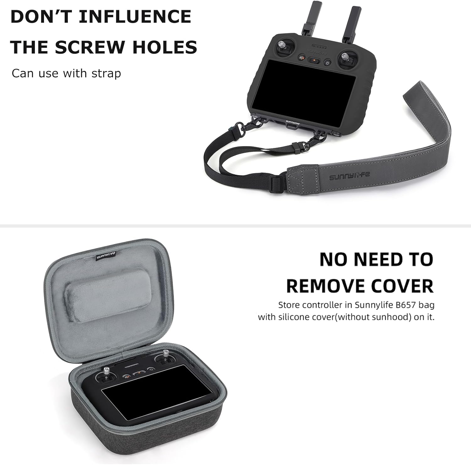 Shaluoman Silicone Protective Cover Case for DJI RC 2 Remote Controller (for DJI AIR 3 Mini 4 Pro Drone Accessories), Scratch-Resistant Controller