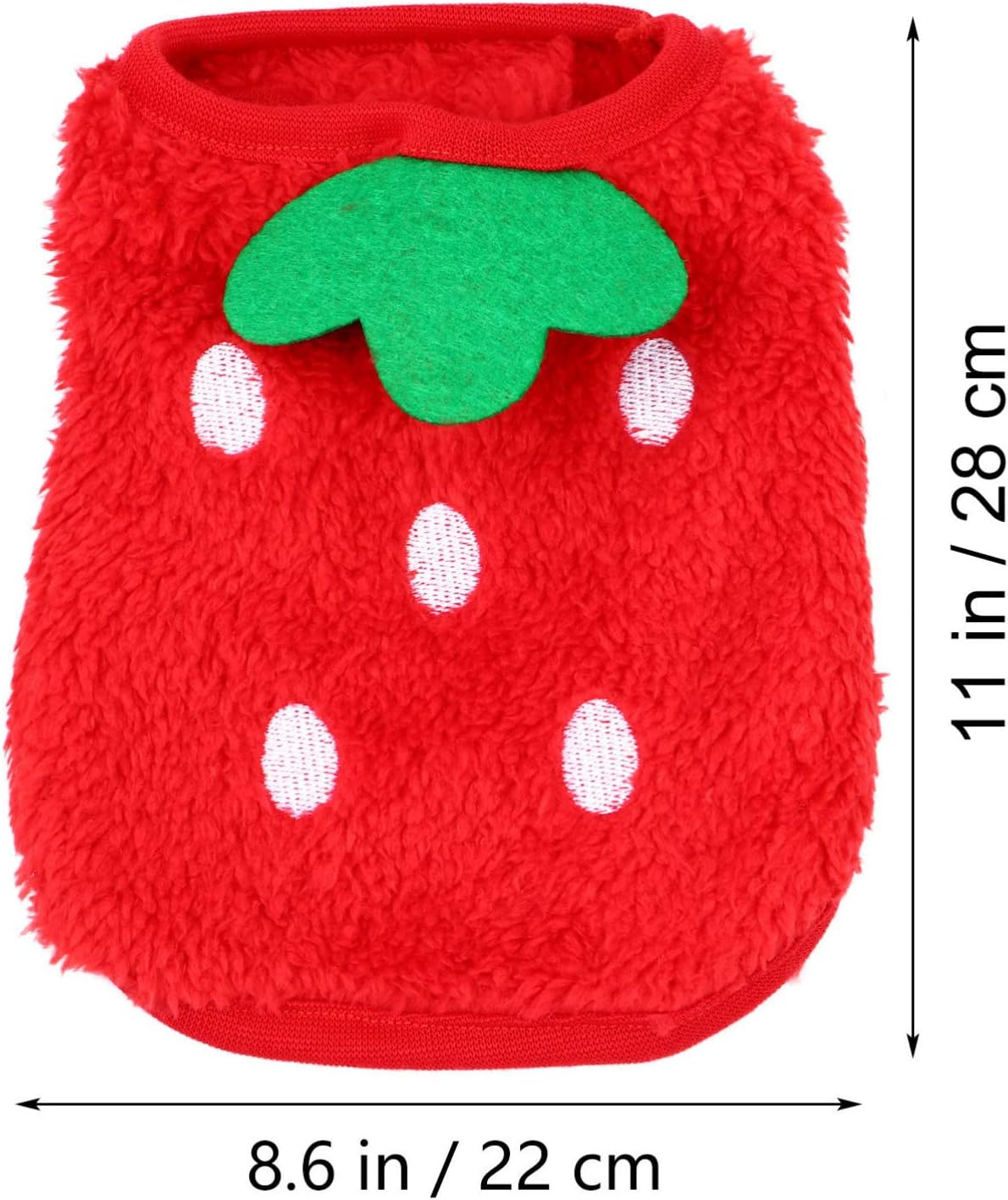POPETPOP Trajes de conejillo de indias  Ropa de conejo de forro polar cálido para invierno, suéter de conejo, cobaya, chaleco cálido, chaleco de