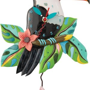 Enesco Allen Designs Toucan Tom – Reloj de pared, 10,63 pulgadas Enesco Allen Designs Toucan Tom – Reloj de pared, 10,63 pulgadas