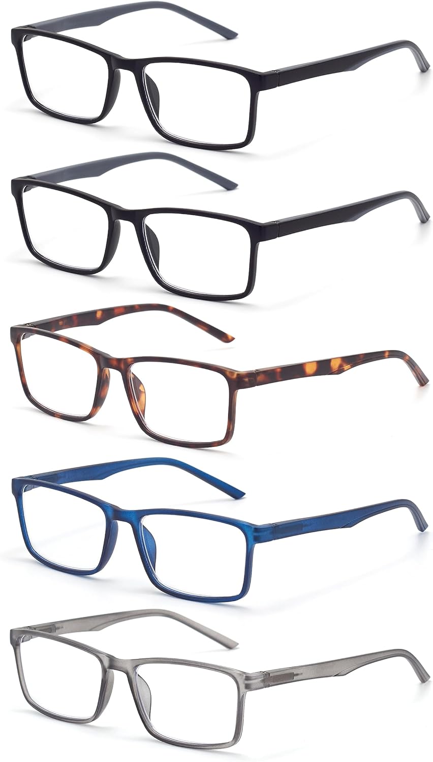 Muchos tipos de lentes de lectura para hombres y mujeres, lector de bisagra de resorte, bloqueo de luz azul o lente transparente para S___