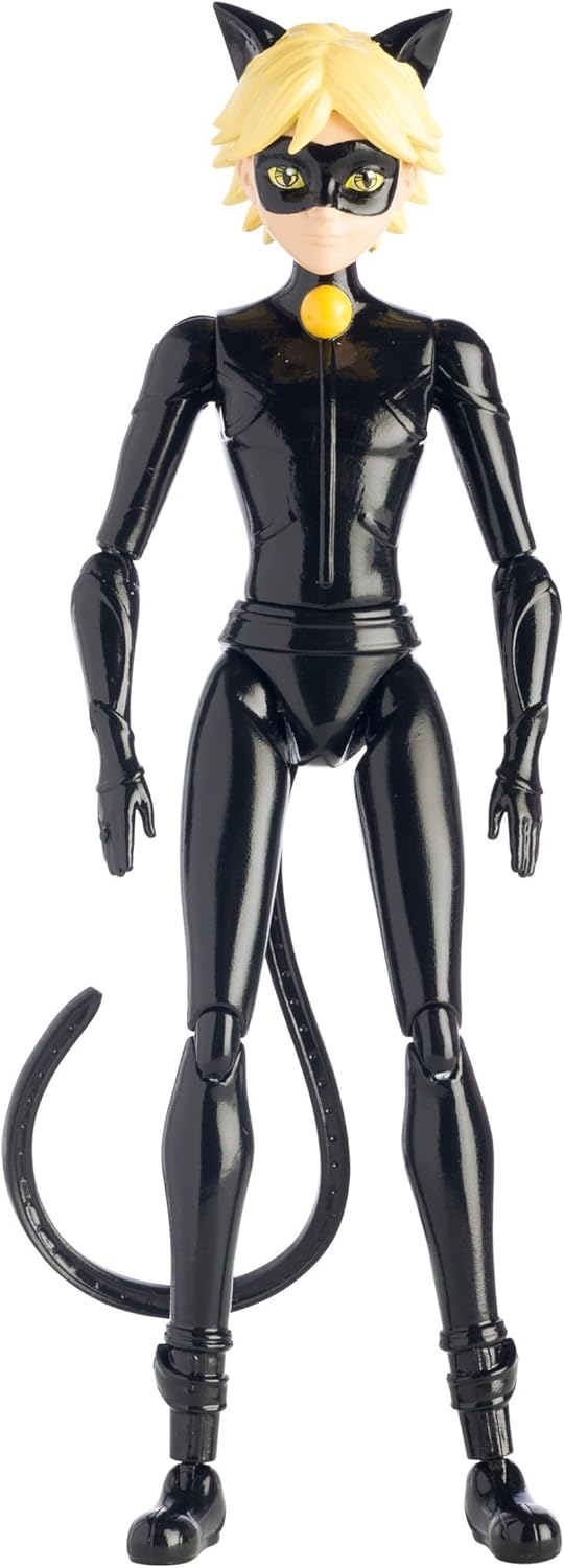 Muñeca de acción de 5.5 pulgadas Miraculous, Cat Noir, 5.5″, Multi Color
