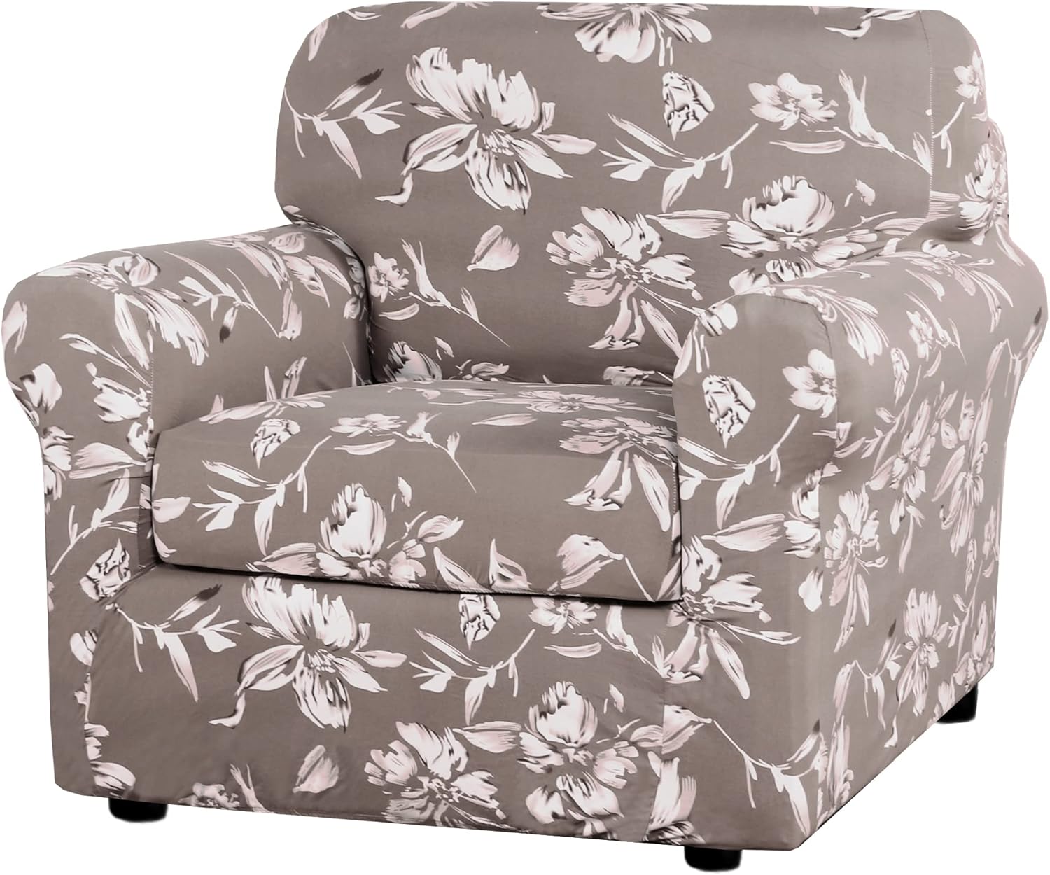 H.VERSAILTEX Super Stretch 2 Pieces Sofa Covers for Armchair Covers Living Room Chair Slipcovers Feature Soft Thick Modern Style with Individual