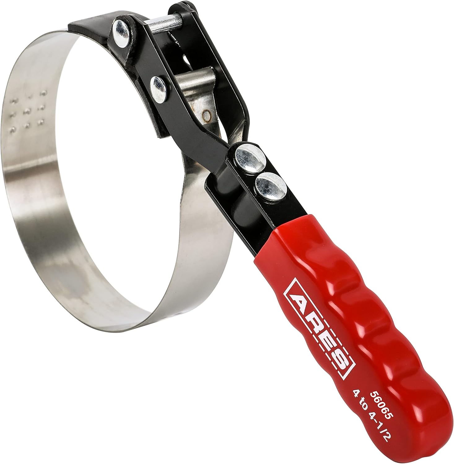 ARES 56065 – Juego de 4 llaves giratorias para filtro de aceite con bolsa de almacenamiento  Llaves de 2 34 pulgadas a 5 14 pulgadas (2.756 in a