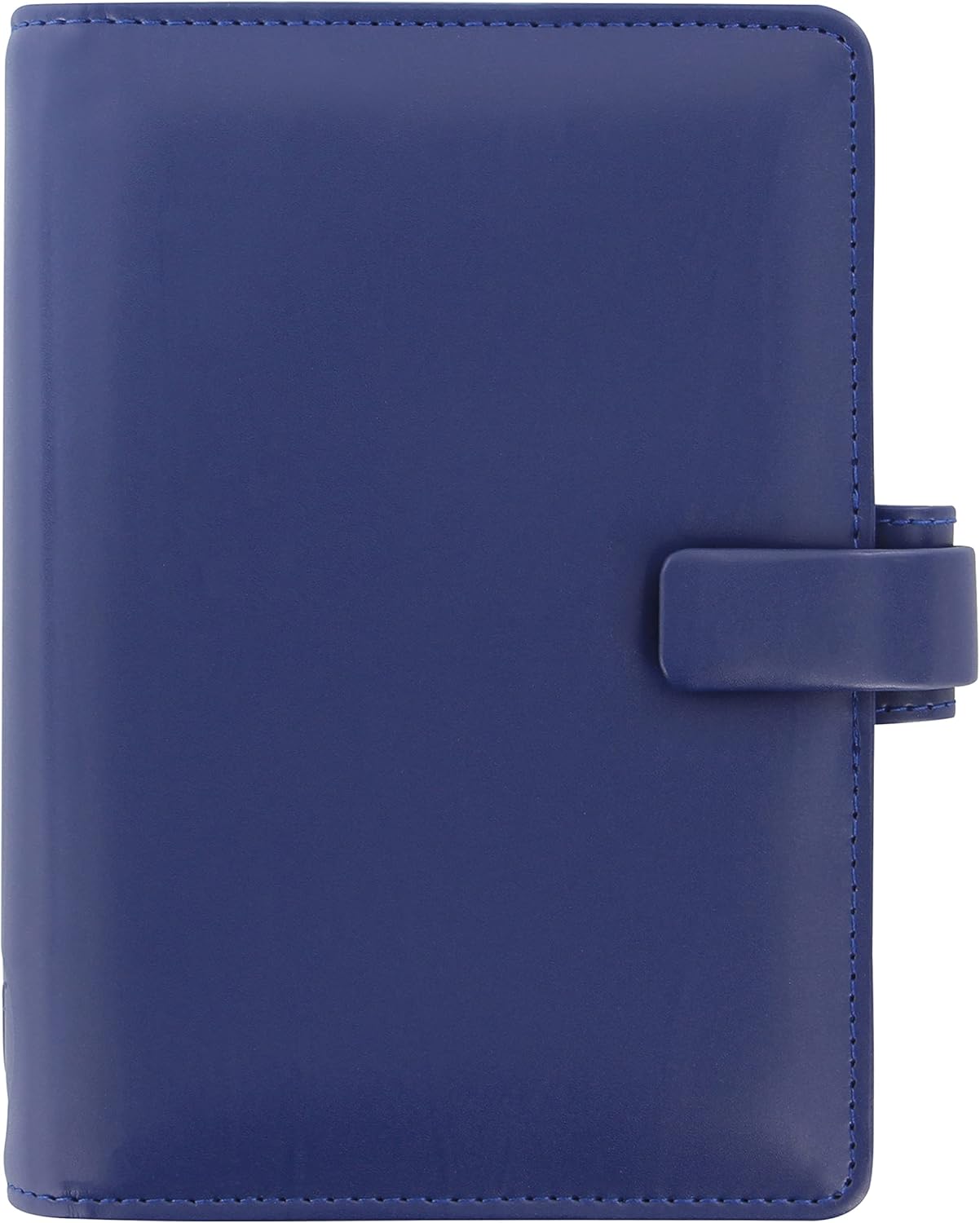 Filofax Metropol – Organizador de tamaño personal, color azul marino, aspecto de cuero, seis anillos, calendario semanal para ver, multilingüe, 2024