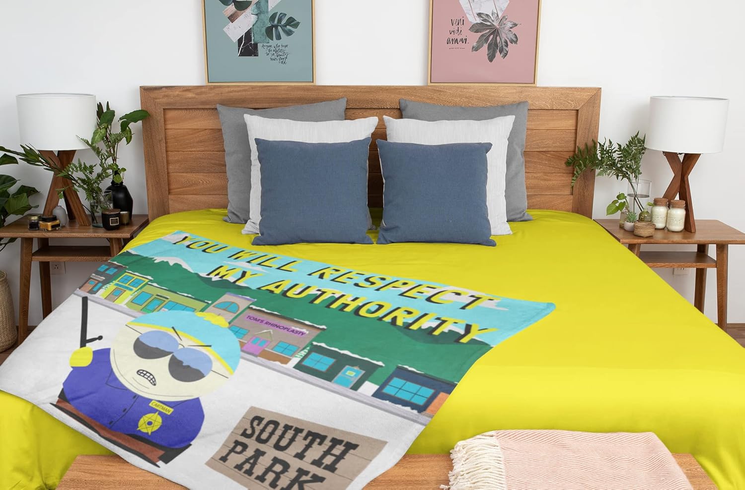 INTIMO South Park Cartman You Will Respect My Authority Show – Manta para pared