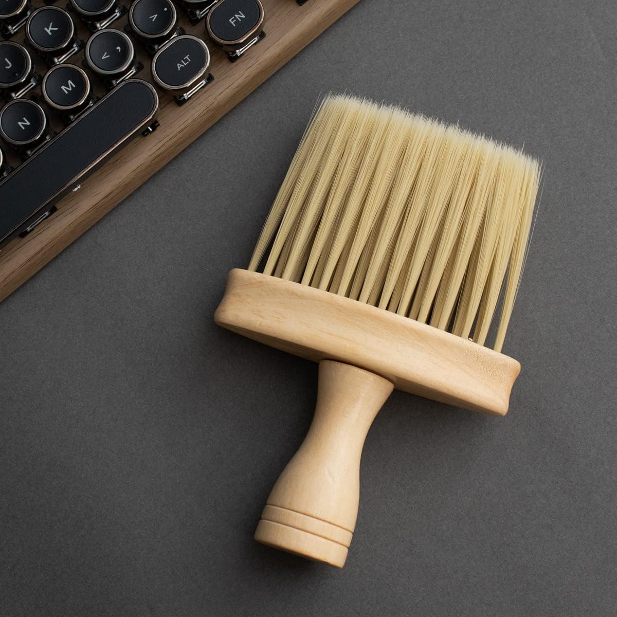 Cepillo de limpieza de teclado de madera antiestático PC portátil limpiador de teclado pista estrecho espacio herramienta de limpieza