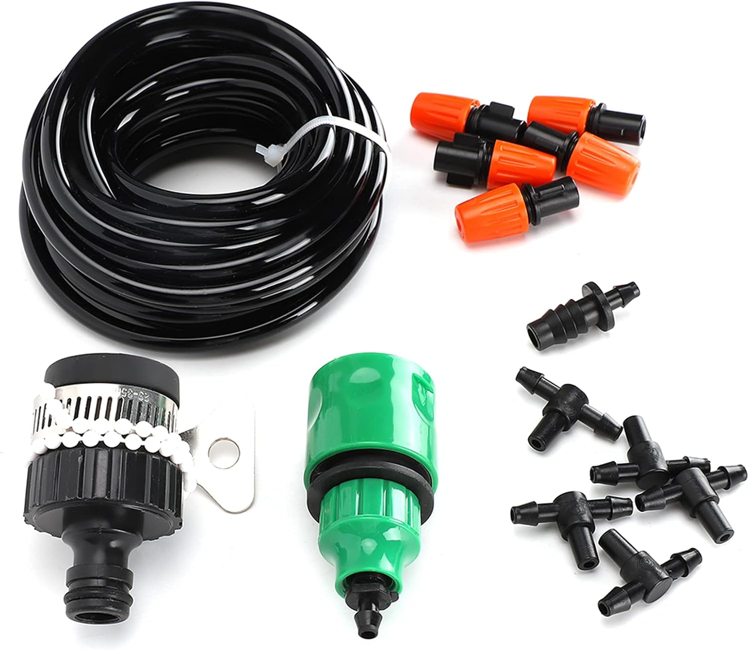 Fydun Automatic Micro Irrigation System Plant Wate Irrigation Kit Accessories for Garden Flower Bed Patio Lawn Automatic Micro Irrigation System for