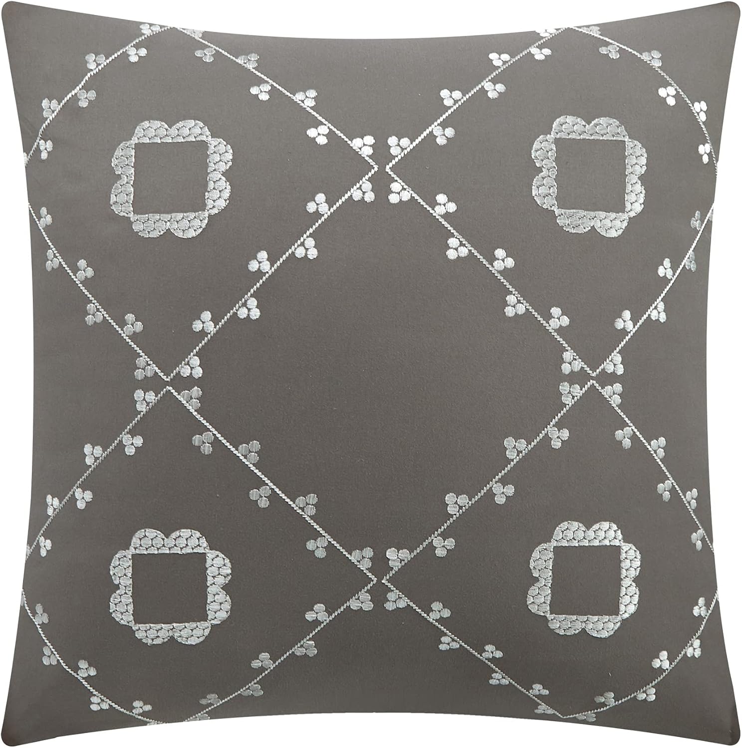Chic Home Mercer – Juego de edredón de 8 piezas con diseño de caja plisada en una bolsa, juego de sábanas y fundas de almohada decorativas
