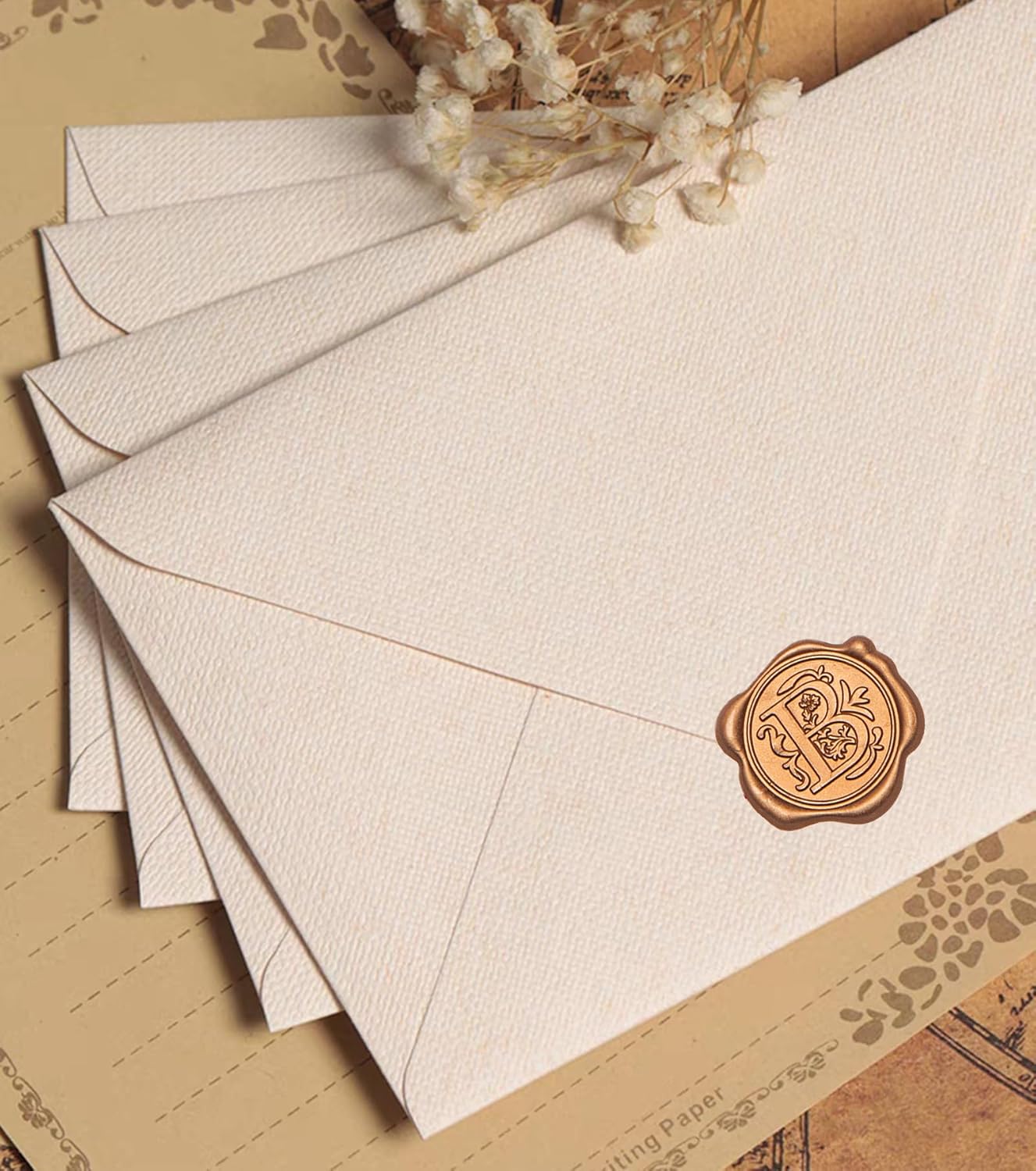 Adhesivos de sellado de cera, autoadhesivos, para sello de cera de letras, invitaciones de boda, decoración de embalaje, ideas de regalo de Navidad