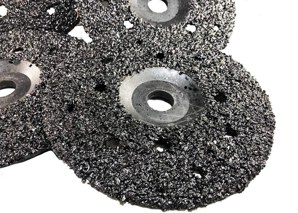Paquete de 5 discos Ultra Wheels GRIT 16 de carburo de silicio resistentes 78″-11 – Diámetro 7″