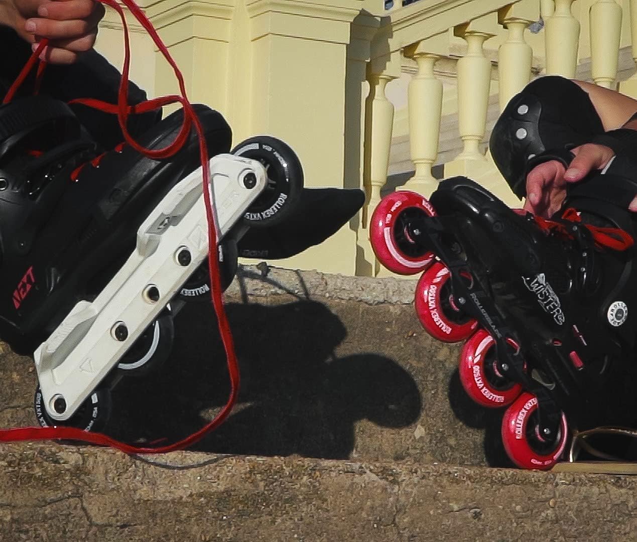 Rollerex VXT500 RipStikRuedas de patinaje en línea (paquete de 2 con rodamientos, espaciadores y arandelas) (uso en cuchillas de rodillos de