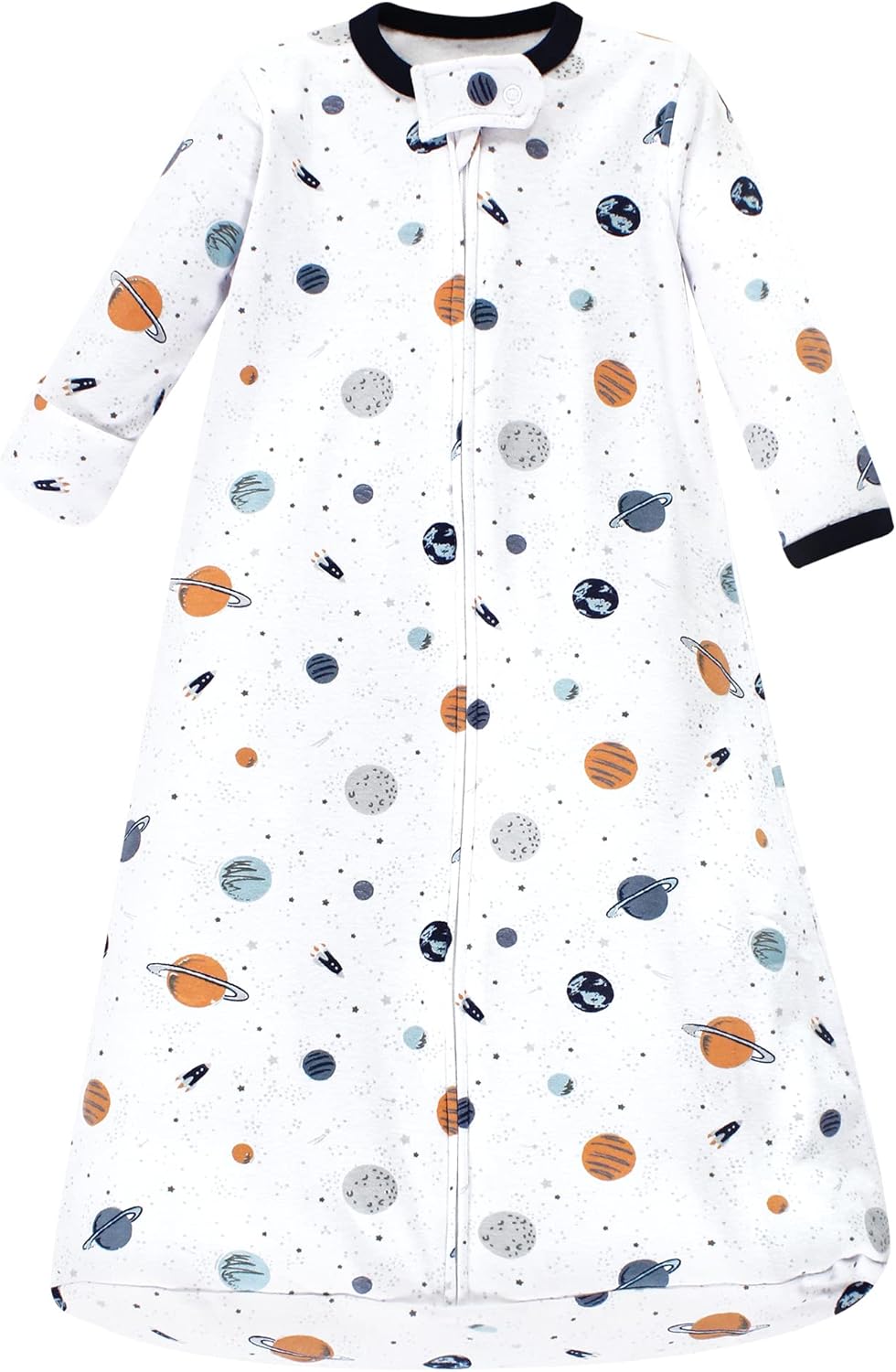 Hudson Baby Saco de dormir unisex de algodón de manga larga, saco de dormir, manta