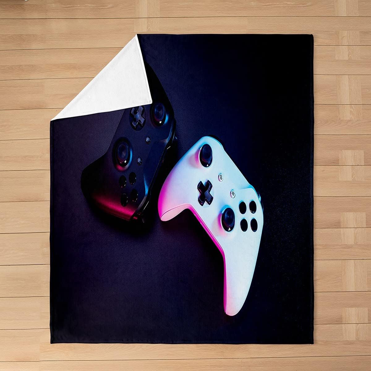 Manta de cama para jugadores para todas las estaciones, manta de forro polar para juegos, manta mullida de franela para niños y niñas, manta de