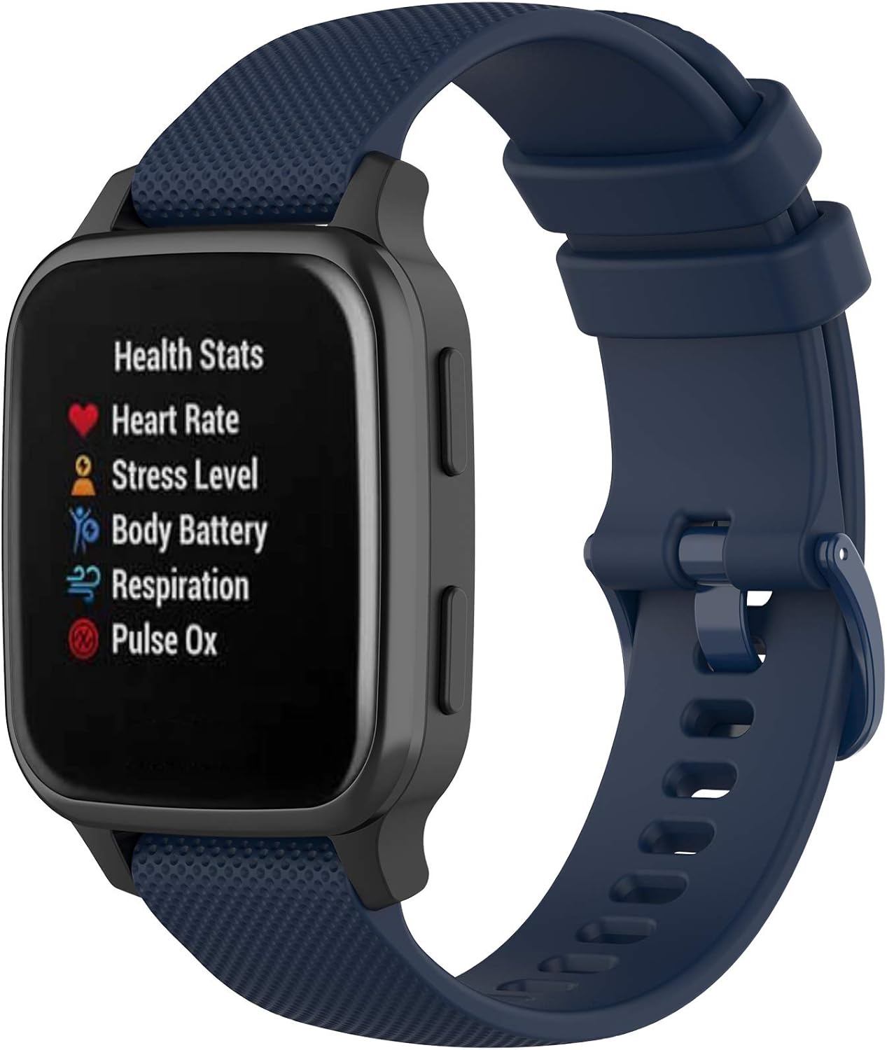 FitTurn Correa de silicona suave y colorida compatible con Garmin Venu Sq Watch de repuesto de liberación rápida, correa deportiva compatible con