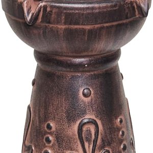 Bernini Trapani – Fuente de agua inalámbrica de 8 boquillas, fuente de agua a pilas con doble estilo para jardín, patio, porche y hogar, fuente de Bernini Trapani – Fuente de agua inalámbrica de 8 boquillas, fuente de agua a pilas con doble estilo para jardín, patio, porche y hogar, fuente de