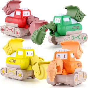 Camión de juguete para bebés de 1 a 3 años, camiones de construcción para presionar y llevar, juguetes para bebés de 12 a 18 meses, juguetes para Camión de juguete para bebés de 1 a 3 años, camiones de construcción para presionar y llevar, juguetes para bebés de 12 a 18 meses, juguetes para