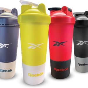 Reebok Botella agitadora con diseño atlético, botellas agitadoras de 17 onzas, botella mezcladora de proteínas, botellas agitadoras para gimnasio, Reebok Botella agitadora con diseño atlético, botellas agitadoras de 17 onzas, botella mezcladora de proteínas, botellas agitadoras para gimnasio,
